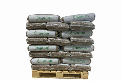 Granulés de bois Briand combustibles, 600 kg, ENplus A1 DINplus, 6 mm, sacs de granulés de bois pour chauffage.