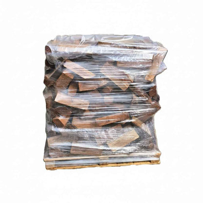 Bois de chauffage en hêtre extra sec de Briand Combustibles, 1,2 stère, empilé prêt à être utilisé pour cheminée ou poêle.