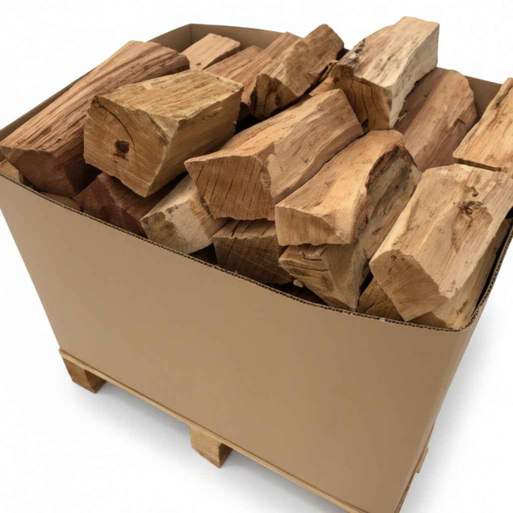 Bois de chauffage Briand Combustibles, 40 cm, bois de chauffage extra sec, étuvé, gros volume 0,25 m³, prêt à brûler
