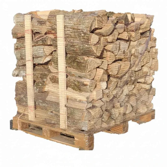Bois de chauffage français Briand Combustibles, bois dur sec, 50 cm, palette de 1,2 m³, 1,5 stères, prêt à brûler