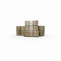 Briquettes de bois compressé Briand Combustibles, bois densifié 100 % hêtre, palette de 750 kg pour chauffage.