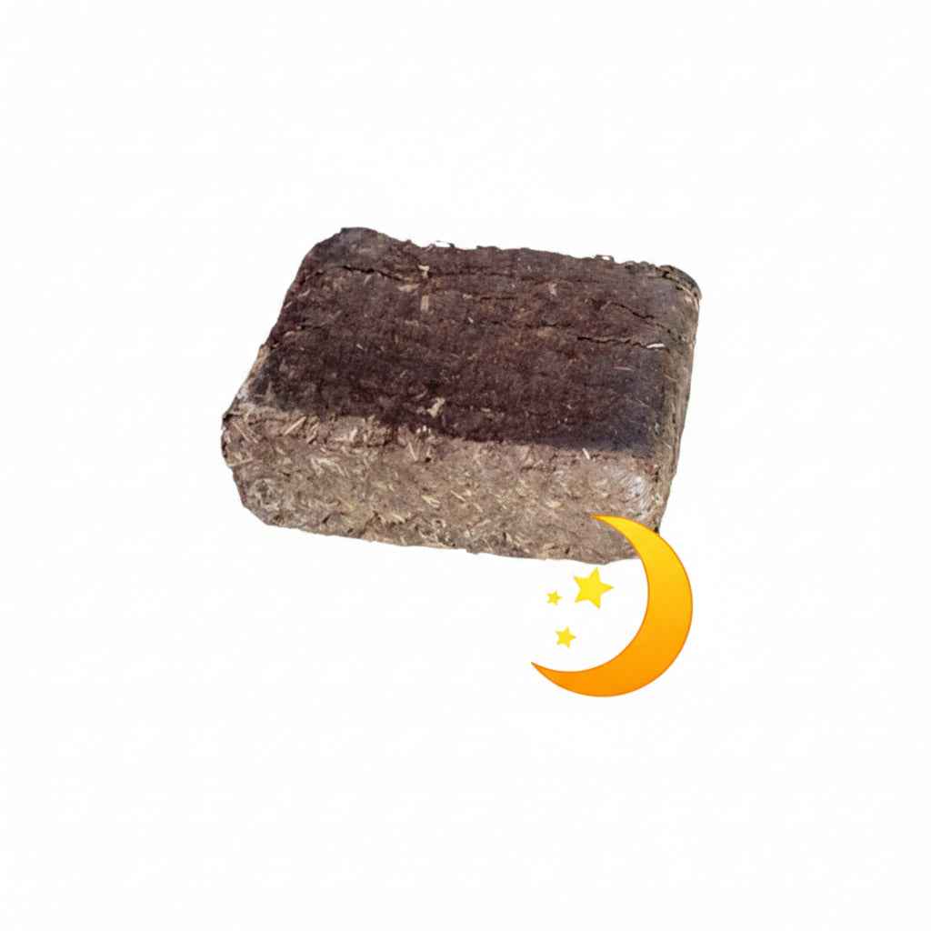 Briquettes de bois compressé Briand Combustibles, longue durée spéciale nuit, pile de briquettes pour chauffage domestique