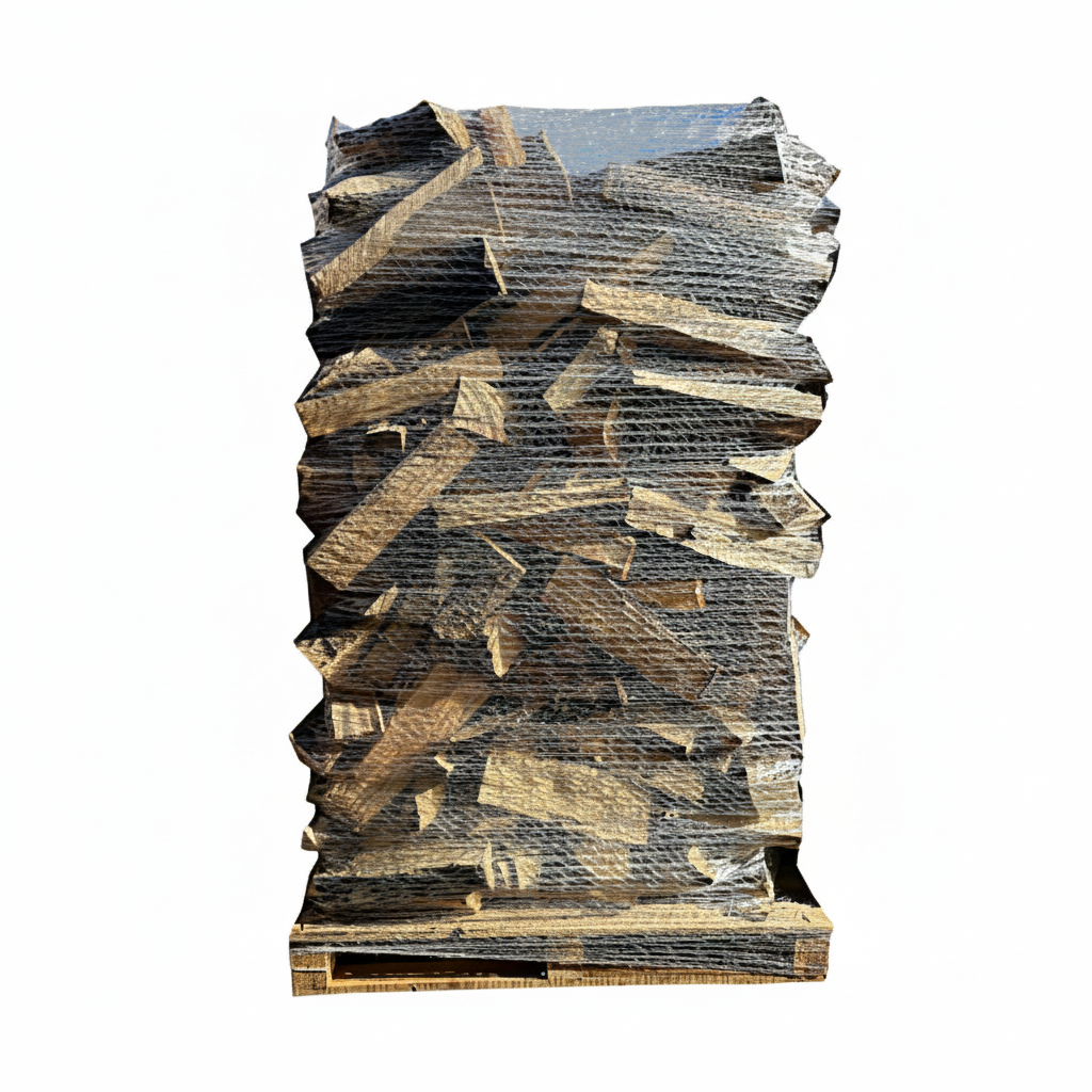Bois de chauffage en chêne prêt à brûler, 40 cm, ballot de 2,4 m³, de la marque Briand Combustibles.