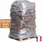 Bois de chauffage Briand Combustibles, bois sec étuvé de 25 cm, lot de 2 m³ pour chauffage efficace.