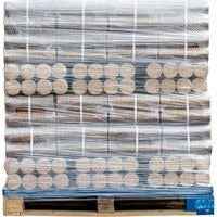 Bûches compressées Briand combustibles, bois densifié de 27-30 cm, palette d'une tonne avec 66 packs, fabriqué en France.