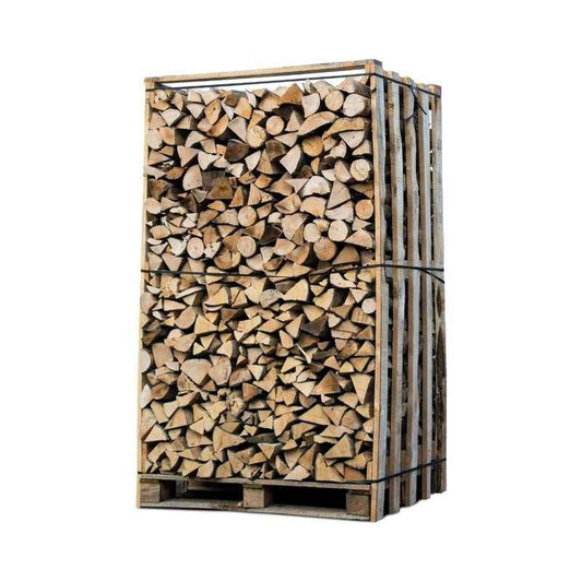 Bois de chauffage Briand combustibles, chêne et feuillus secs, 30 cm, 3 stères, prêt à brûler, pour cheminée ou insert.